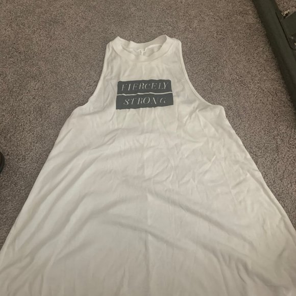 Be Brand Tops - Fiercely Strong Be Brand High Neck Tank